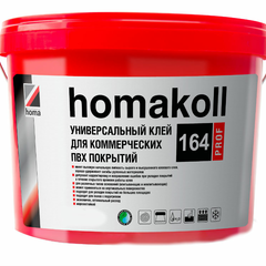 164Prof Клей для ковролина Homakoll для коммерческих ПВХ покрытий 1.3 кг
